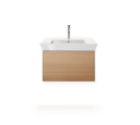 Duravit White Tulip Møbelservant 750x490 mm, 1 bl.hull, m/o.l, Hvit