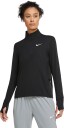 Nike Dri-Fit Element 1/2-Zip Dame Black XL