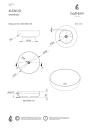 Bathlife Klenod Toppmontert Servant 406x406x120 mm, Hvit Matt