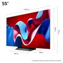 LG 55" C4 4K OLED TV (2024)