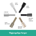 Hansgrohe Designflex Tekstildusjslange 1,25 m, Sort Matt