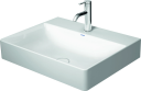 Duravit DuraSquare Møbelservant 600x470 mm, u/bl.hull, u/o.l, Hvit m/WG