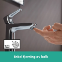 Hansgrohe Talis E 110  servantbatteri Med oppløftsventil, Krom