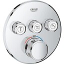 Grohe Grohtherm SmartControl Termostat Med 3 uttak, Krom