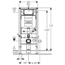 Geberit Duofix Sigma Sisterne Frontbetjent, For ekstern utlufting