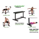 Tunturi Fitness FB20 Flat Bench, Träningsbänkar