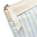 Karen Denmark 2 pcs Cosmetic bag with handle Blue/white stripes