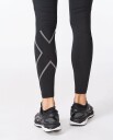 2xu Wind Defence Comp Tights Man Blk/Ssr/Black/Striped Silver R S