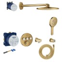 Grohe Grohtherm Smartcontrol dusjsett, børstet messing