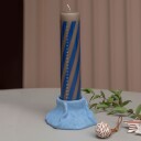 Mette Ditmer TWENTYFOUR Christmas candle Cobalt