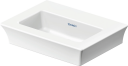 Duravit White Tulip Møbelservant 450x330 mm, u/bl.hull, u/o.l, Hvit m/WG