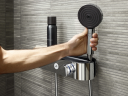 hansgrohe Pulsify Select S Hånddusj 105 Ø105, 3jet, Relaxation, Sort Matt