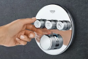 Grohe Grohtherm SmartControl Dusjpakke Komplett med hodedusj og hånddusj