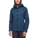 Black Diamond Women's StormLine Stretch Rain Shell Jacket XS, Ink Blue