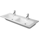 Duravit Me By Starck Dobbelservant 1300x490 mm, 2 blanderhull