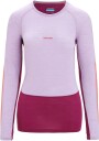 Icebreaker Women's 125 Zoneknit™ Long Sleeve Crewe M, Purple Gaze/Go Berry/Cb