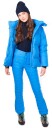 Fleischer Couture Electra Down Jacket Dame Ibiza Blue 36