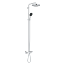 Grohe Vitalio Start Dusjsystem Ø250 mm, Med termostat og kartut, Krom