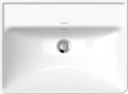 Duravit D-Neo Vegghengt Servant 600x440 mm, 1 bl.hull, m/o.l, Hvit m/WG