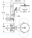 Grohe Euphoria System 310 dusjsystem Ø310 mm, Supersteel