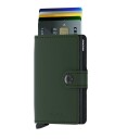 Secrid Miniwallet Mm Green-Black Kortholder Grønn