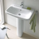 Duravit Durastyle Vegghengt servant 650x440 mm. 1 blanderhull, Wondergliss