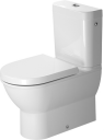 Duravit Darling New Gulvstående toalett 370x630, Wondergliss u/ sisterne og sete