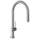 HANSGROHE TALIS M54 KJØKKENARMATUR 210 M/UTTREKK KROM