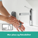 HANSGROHE FINORIS SERVANTARMATUR 110 KROM PUSH-VENTIL