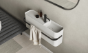 Copenhagen Bath Yuno Rail 80 servant 800x200 mm, Hvit Matt