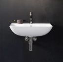 Duravit Me By Starck Vegghengt servant 600x460 mm, 1 blanderhull, Wondergliss