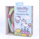 Hello Kitty Rainbow Headset For Barn Maks. 85dB 3-7 år Regnbue