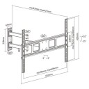 Deltaco 3-veis veggfeste 32-70"