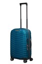 Samsonite PROXIS Utvidbar Smal kabinkoffert 35 cm bredde 4 hjul Petrol Blue