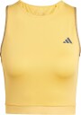 Adidas Adizero Running Crop Tank Dame Semi Spark/Grey Six XS