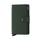 Secrid Miniwallet Mm Green-Black Kortholder Grønn