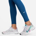 Nike One Dri-FIT High Waist Dame Court Blue/White S