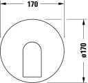 Duravit Tulum 1-greps Dusjbatteri For innbygging, 1 uttak, Sort Matt