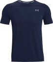 Under Armour Men's UA Seamless Short Sleeve Blå XL Man