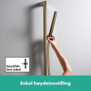 Hansgrohe Unica Dusjstang Med slange, 65 cm, Børstet Bronse