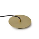 Tala Loop Single Taklampe Liten Gold with Sphere III