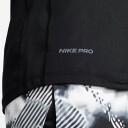 Nike Pro Short Sleeve Big Kids Black/White M