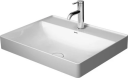 Duravit DuraSquare Toppmontert servant 600x470 mm, u/ blanderhull, Wondergliss