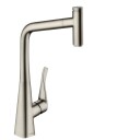 Hansgrohe Metris Select Kjøkkenbatteri Steel