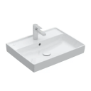 V&B Collaro Møbelservant 596x465 mm, 1 bl.h, m/o.l, Stone White