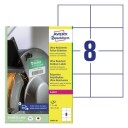 Avery Ultra Resistant Stretchable Etiketter  -40Oc Til +150Oc  hvite 105 X 74 modell B3427-50