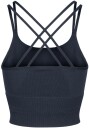 Johaug Sculpt Seamless Strap Top Dame Dark Blue L-XL