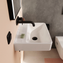 Hansgrohe Xanuia Q Vegghengt Servant 50x39 cm u/bl.hull m/ol Hvit