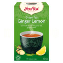 Yogi Tea Green Tea Ginger Lemon Økologisk Te - 17 Poser