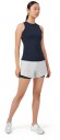 On Running Shorts Dame Glacier/Black L